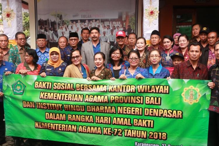 BHAKTI SOSIAL DALAM RANGKA HAB KE-72 KEMENTERIAN AGAMA RI